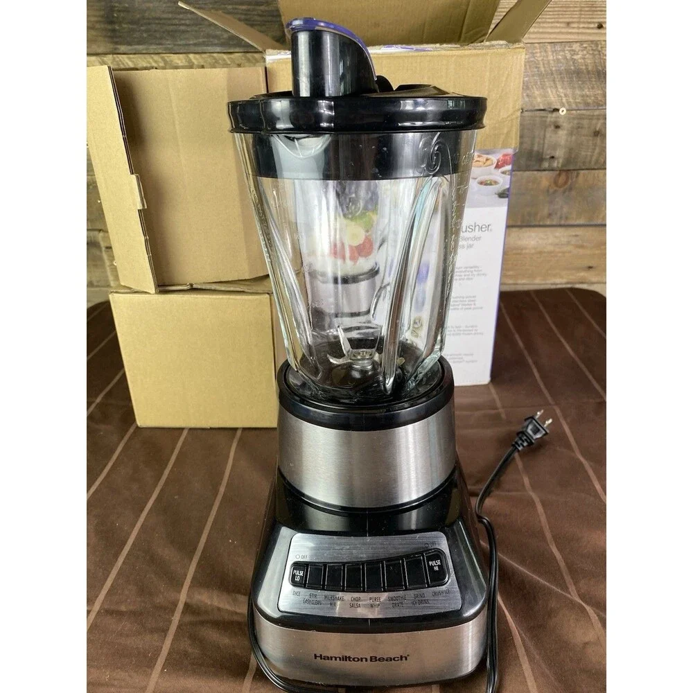Hamilton Beach Wave Crusher 54221G Multi-Function Blender Black & Stainless